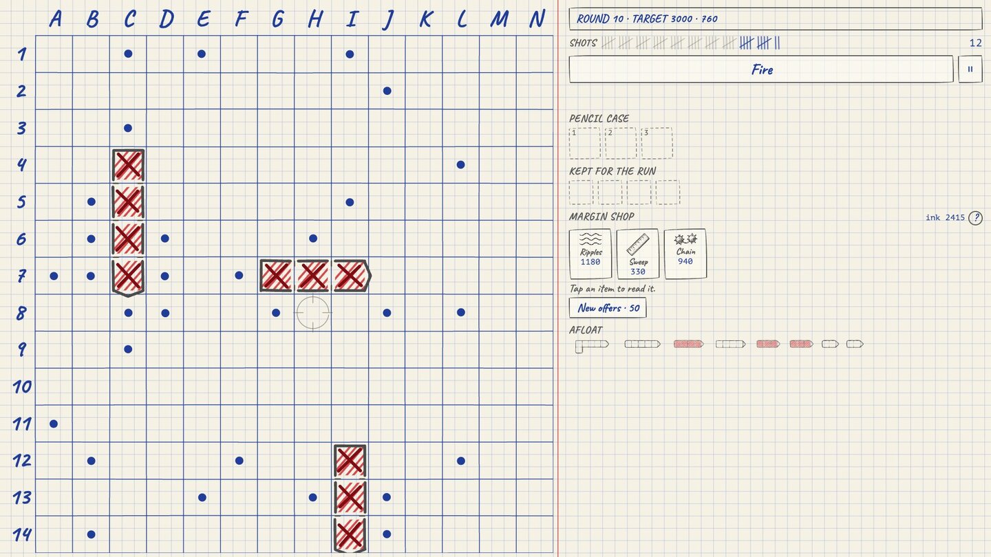 Fleet Score: page ten in the fog
