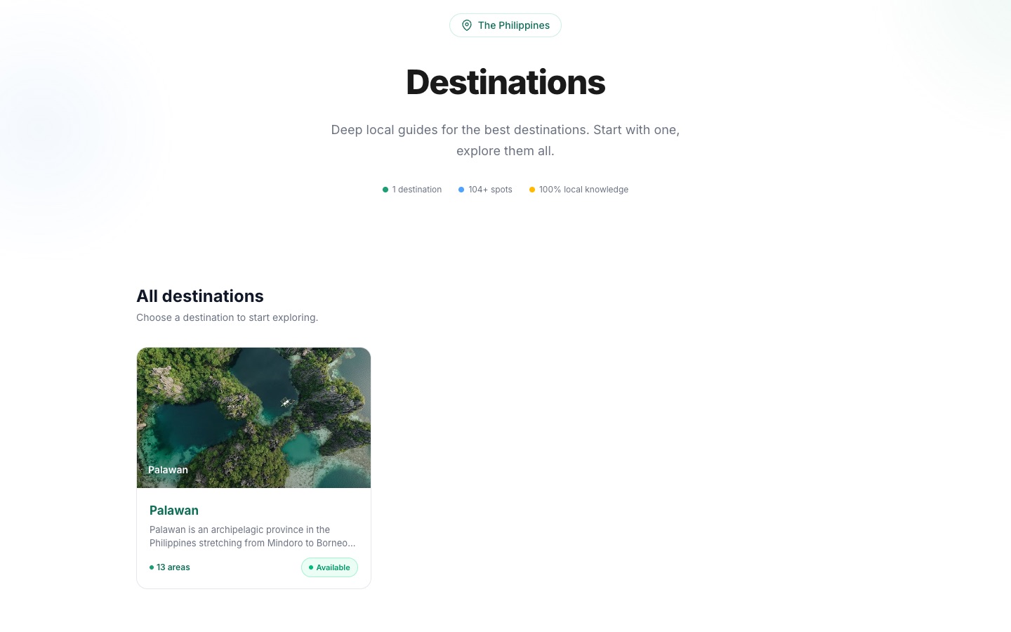 Islafy: destinations