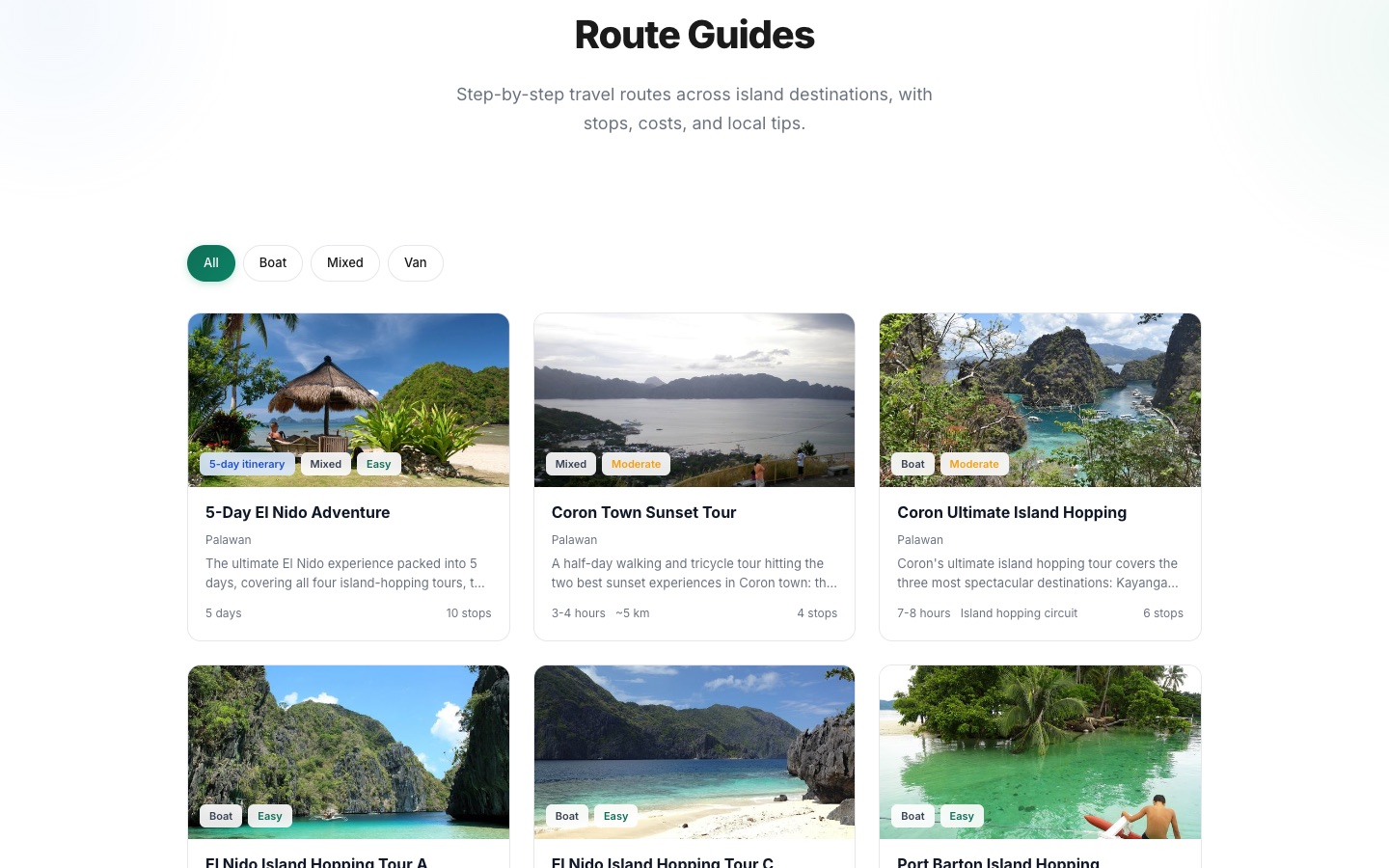 Islafy: routes